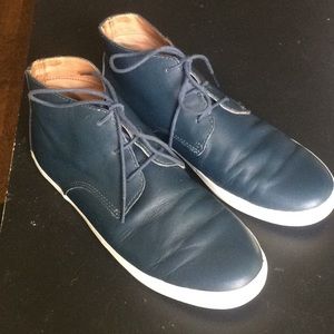 Navy Camper High-Top Sneakers